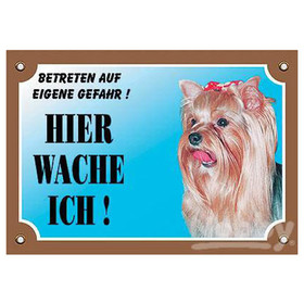 Abbildung Nobby Warntafel Yorkshire Terrier