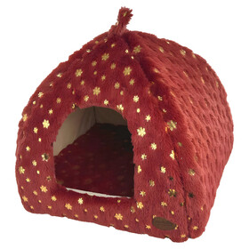 Abbildung Nobby Xmas Hhle Snowflake bordeaux