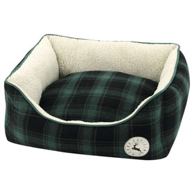 Abbildung Nobby Xmas Komfort-Bett Checker grn fr Hunde