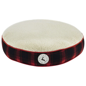 Abbildung Nobby Xmas Komfort-Kissen rund Checker, rot fr Hunde