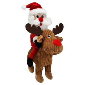 Nobby Xmas Pl&uuml;sch Weihnachtsmann auf Elch