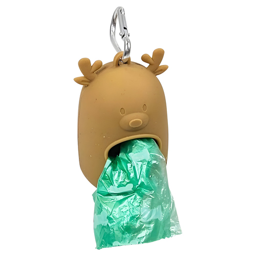 weitere Abbildung Nobby Xmas Silikon Kotbeutelspender Rentier