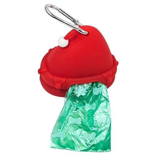 weitere Abbildung Nobby Xmas Silikon Kotbeutelspender Santa