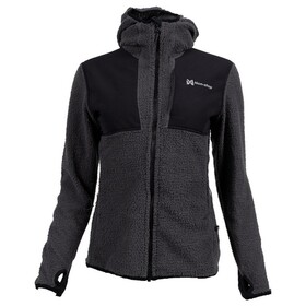 Abbildung Non-stop dogwear Damen Kapuzenjacke Hoodie FZ schwarz/grau