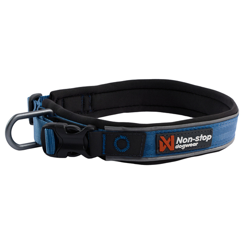 Non-stop dogwear Hundehalsband Roam Collar blau mit Reflexstreifen fr  Hunde | eBay