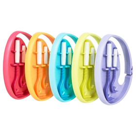 Abbildung O-Tom Tick Twister Zeckenhaken mit Silikongriff 2er Pack Multicolor mit Clipbox
