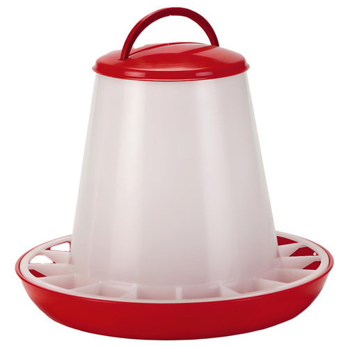 weitere Abbildung OLBA Futtersilo mit Deckel rot/transparent