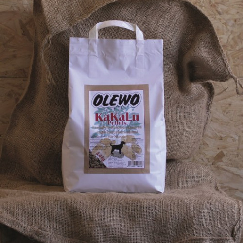OLEWO KaKaLu-Pellets mit Kartoffeln, Karotten und Luzerne 4 kg für Hunde