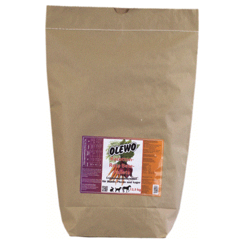 OLEWO Karotten-Rote Bete-Pellets 12,5 kg für Hunde