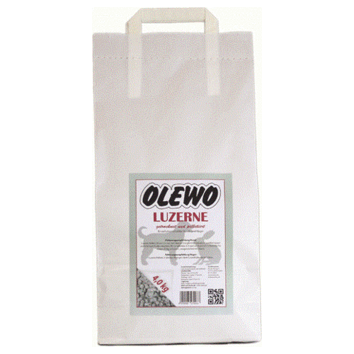 OLEWO Luzerne-Pellets 4 kg für Hunde