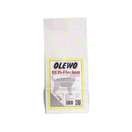 OLEWO Reis-Flocken 1 kg für Hunde