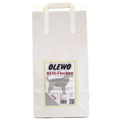 OLEWO Reis-Flocken 3 kg für Hunde