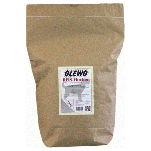 OLEWO Reis-Flocken 7,5 kg für Hunde