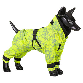 Abbildung PAIKKA Hunde Regen Overall Neon leicht & reflektierend 