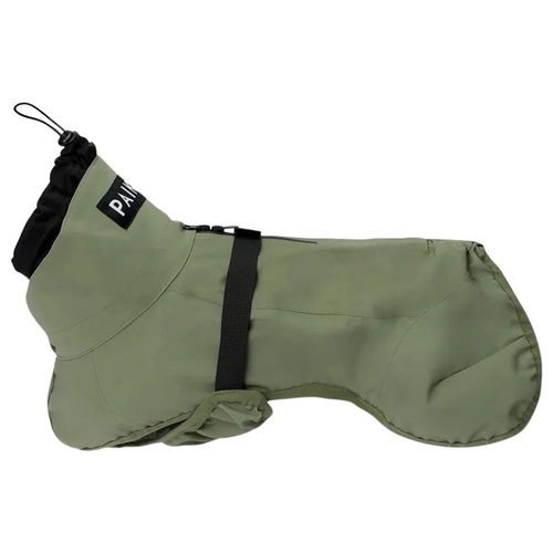PAIKKA Hunde Regenmantel leicht & reflektierend "Visibility Raincoat Lite“ grün