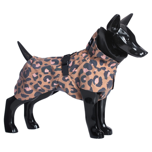 PAIKKA Hunde Regenmantel leicht & reflektierend "Visibility Raincoat Lite“ leo