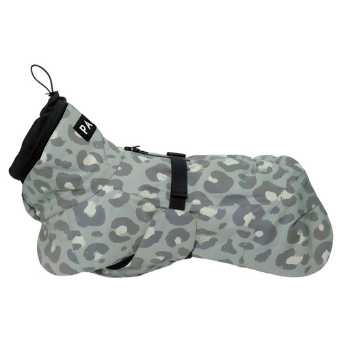 PAIKKA Hunde Regenmantel reflektierend "Visibility Raincoat" green leo