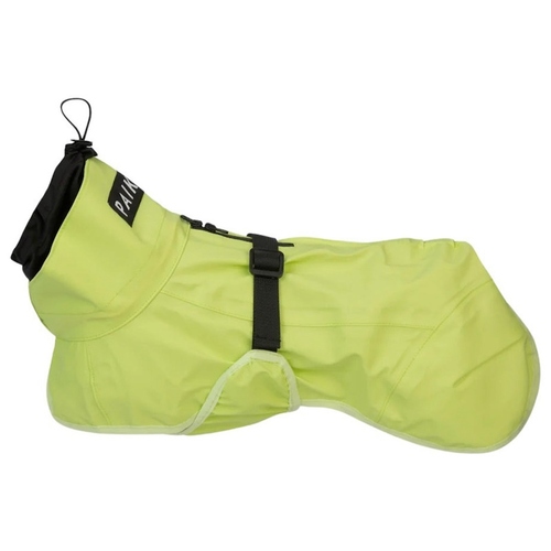PAIKKA Hunde Regenmantel reflektierend "Visibility Raincoat" matcha
