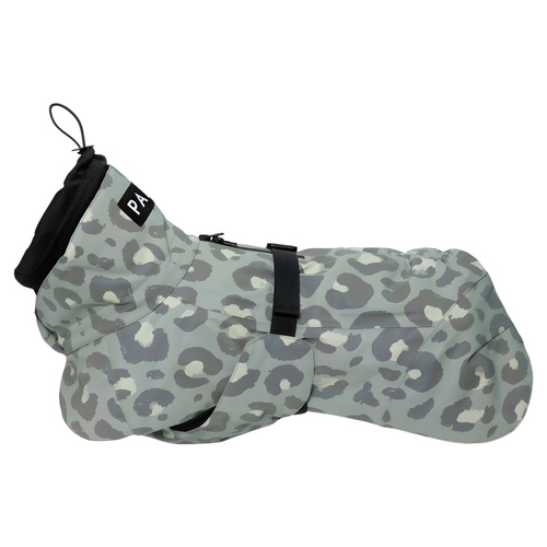 PAIKKA Hunde Winter-Jacke reflektierend "Visibility" green leo