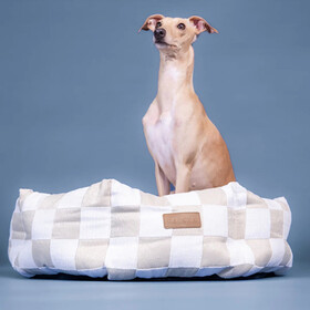 Abbildung PAIKKA Hundebett kariert beige