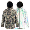 PAIKKA Regenmantel für Zweibeiner reflektierend Unisex "Human Visibility Raincoat" camo Abbildung 1
