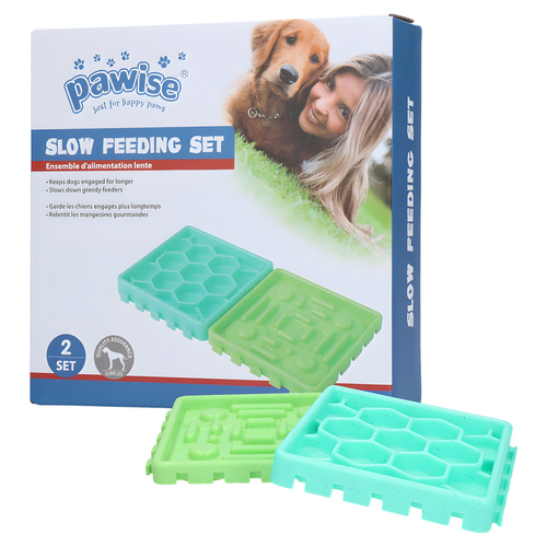 weitere Abbildung Pawise Hunde Fressnapf-Kombination Slow Feeding Set