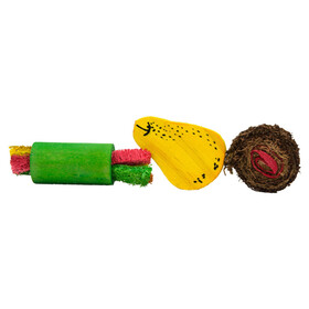Abbildung Pawise Nager Holzspielzeug Wooden Loofah Pretty Toys