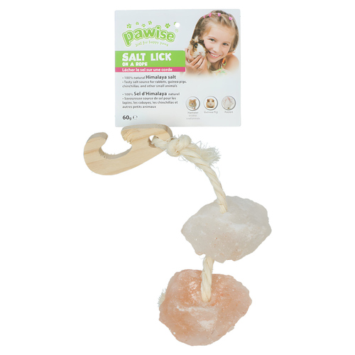 weitere Abbildung Pawise Salzleckstein Himalayan Salt On A Rope