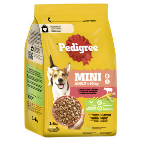 Abbildung Pedigree Adult Mini mit Rind 1,4 kg