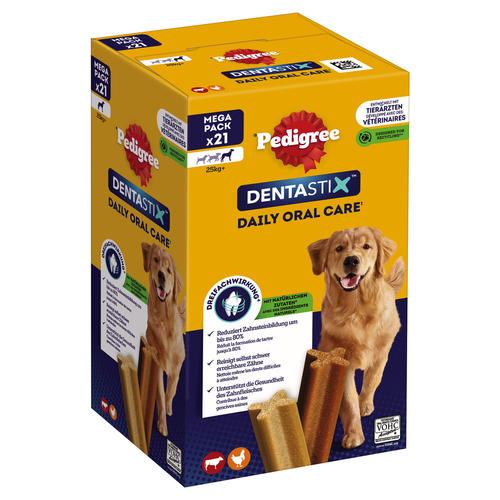 Pedigree DENTASTIX&trade; Daily Care Multipack für große Hunde 4 x 21 Stück