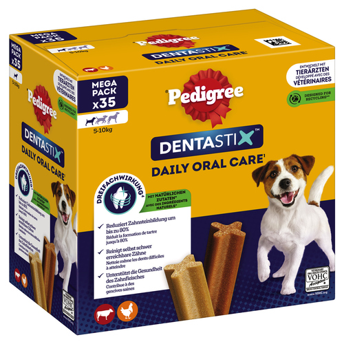 Pedigree DENTASTIX&trade; Daily Care Multipack für kleine Hunde 4 x 35 Stück