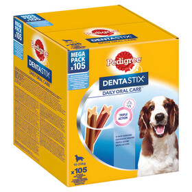 Abbildung Pedigree DENTASTIX Daily Care Multipack mittelgroe Hunde - 105er Pack