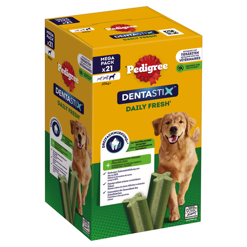 Pedigree DENTASTIX&trade;  Daily Fresh Multipack große Hunde 4 x 21 Stück
