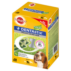 Abbildung Pedigree DENTASTIX Fresh Multipack mittelgroe Hunde 28er - 4 Stck