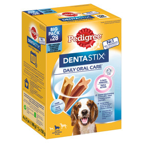Abbildung Pedigree DENTASTIX fr mittelgroe Hunde 28er - 4 Stck