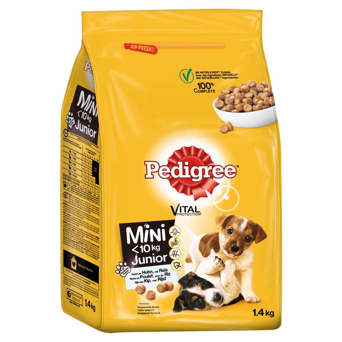 Pedigree Junior Mini Huhn & Reis 1,4 kg