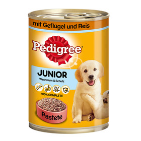 Abbildung Pedigree Junior mit Geflgel & Reis 400 g - 12 Stck