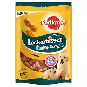 Abbildung Pedigree Leckerbissen Tasty Minis Junior mit Huhn 125 g - 6 Stck