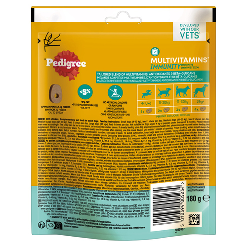 weitere Abbildung Pedigree Multivitamins Immunity 180 g - 6 Stck