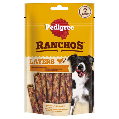 Pedigree RANCHOS&trade; Layers mit Huhn 60 g - 8 Stück