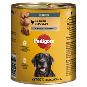 Abbildung Pedigree Senior Huhn Pastete 800 g - 12 Stck