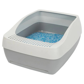 Abbildung PetSafe Katzentoilette Deluxe mit Kristall-Katzenstreu