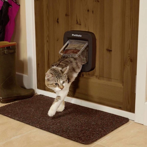 weitere Abbildung PetSafe Mikrochip-Katzenklappe braun