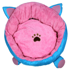 Abbildung Pettimania Hundebett mit Ohren rosa/blau