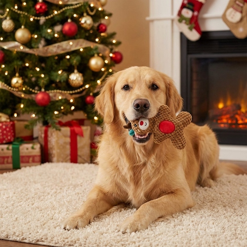 Pettimania Hundespielzeug X-Mas Rentier aus Stoff