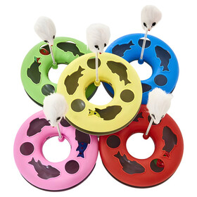Abbildung Pettimania Katzenspielzeug Round Mouse mit Spielball