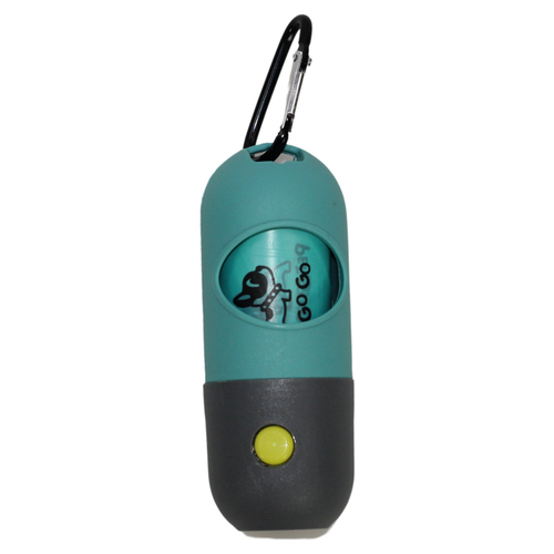 Pettimania Kotbeutelhalter mit Taschenlampe
