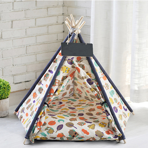 weitere Abbildung Pettimania Tipi mit Eulenprint fr Hunde
