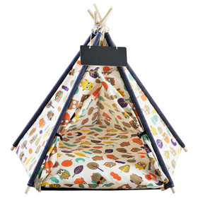 Abbildung Pettimania Tipi mit Eulenprint fr Katzen