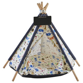 Abbildung Pettimania Tipi mit Tierprint fr Hunde
